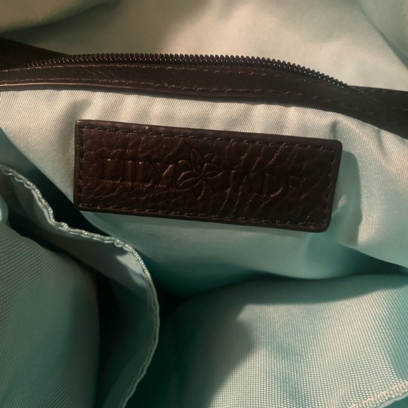 LilyJade canvas black Meggan diaper bag - Picture 2 of 6